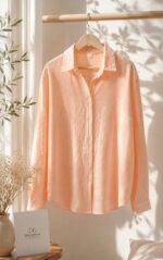 شومیز Peach Whisper - Image 3