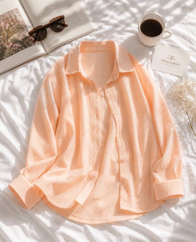 شومیز Peach Whisper - Image 4