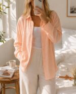 شومیز Peach Whisper - Image 5