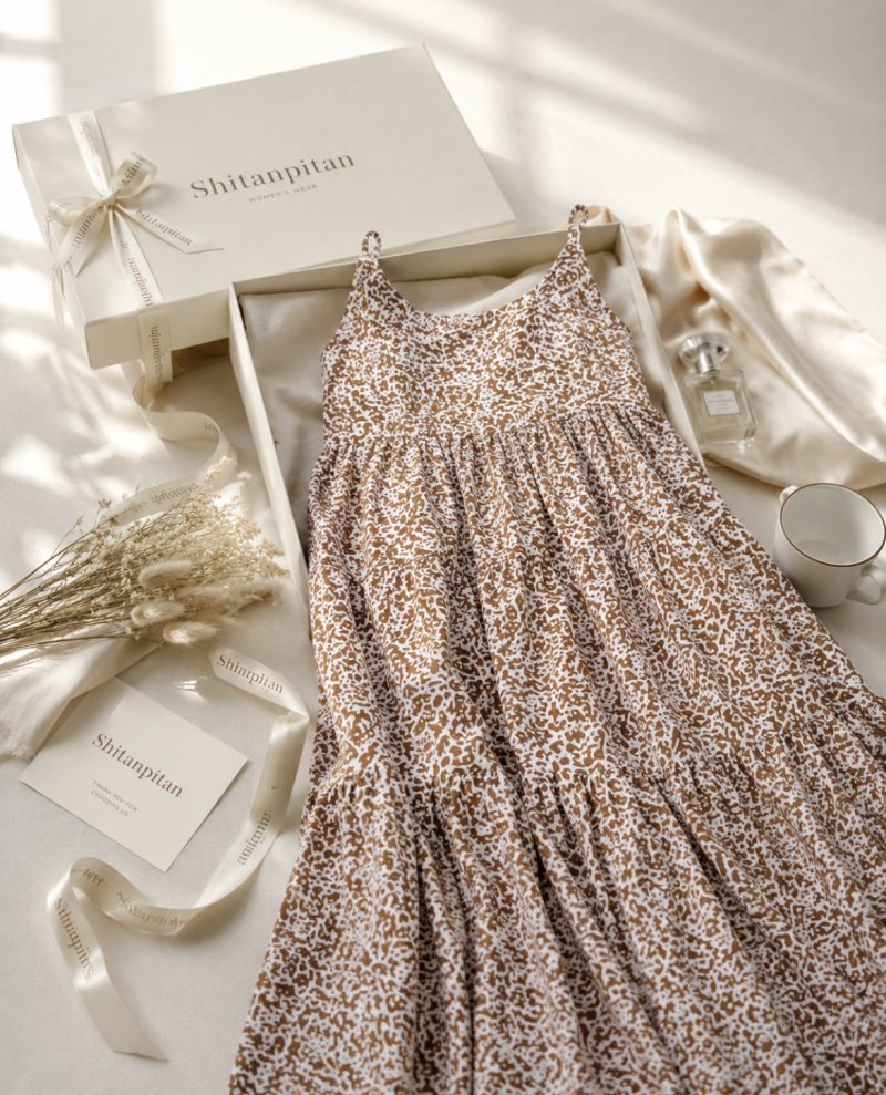 پیراهن Caramel Muse - Image 4