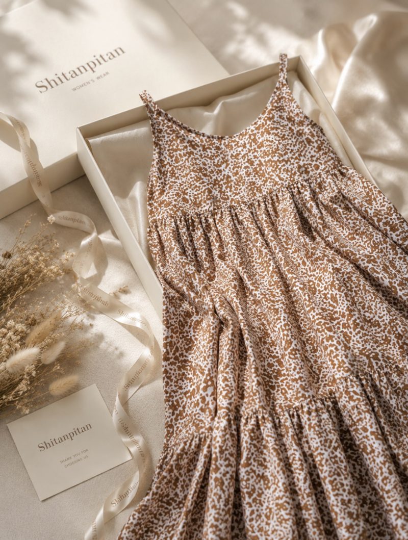 پیراهن Caramel Muse - Image 7