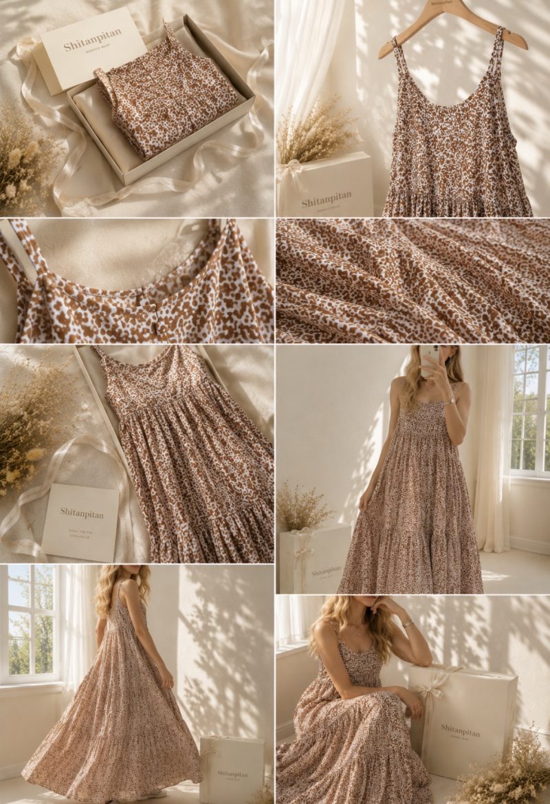 پیراهن Caramel Muse - Image 2