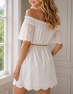 پیراهن White Daisy - Image 5