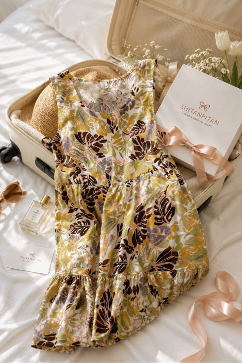 پیراهن Olive Summer - Image 2