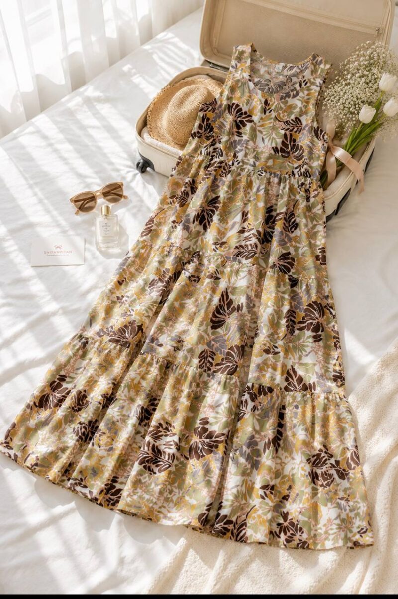 پیراهن Olive Summer - Image 3