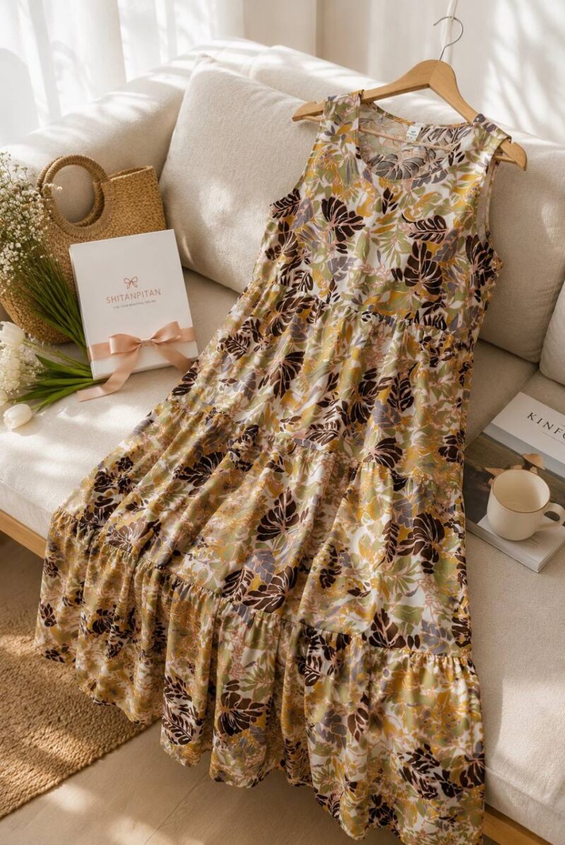 پیراهن Olive Summer - Image 4