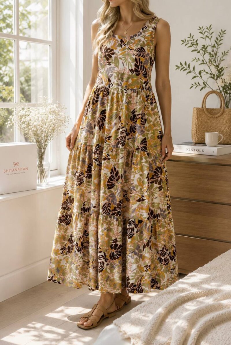 پیراهن Olive Summer - Image 5