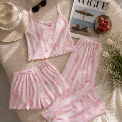 ست Pink teddy morning