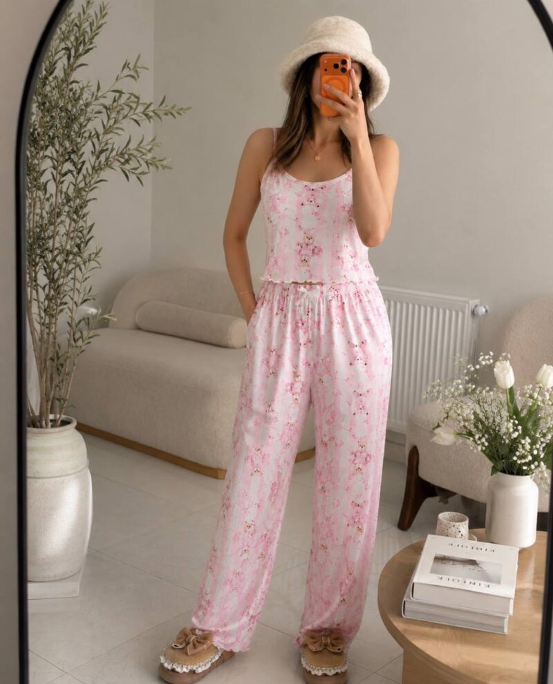 ست Pink teddy morning - Image 8