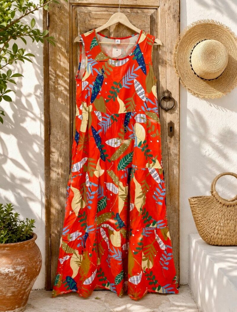 پیراهن Orange Summer - Image 2