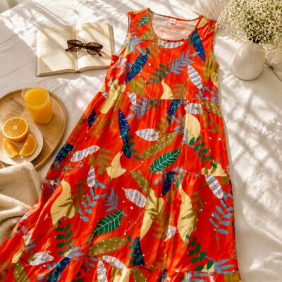 پیراهن Orange Summer